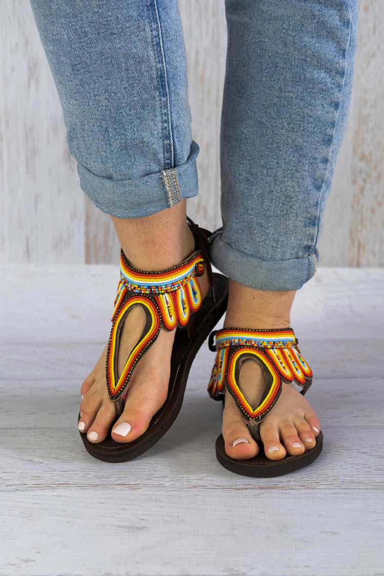 African Sandals Size 41 (AU 10)