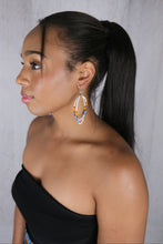 Load image into Gallery viewer, Hoop Earrings - Beaded Kenyan Earrings