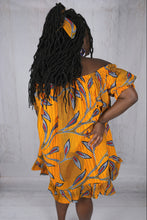 Load image into Gallery viewer, Off the Shoulder African Dress
