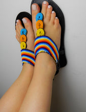 Load image into Gallery viewer, Bright Rainbow Sandals