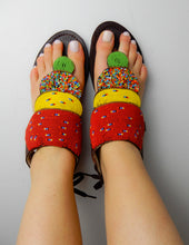 Load image into Gallery viewer, Colour Block Sandals
