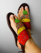 Load image into Gallery viewer, Colour Block Sandals