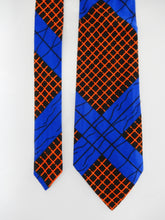 Load image into Gallery viewer, Blue and Orange Tie