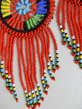Load image into Gallery viewer, Red Formal Earrings - Afrix Style