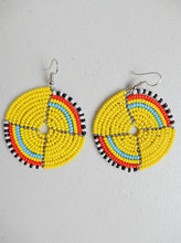 Load image into Gallery viewer, Round Beaded Earrings