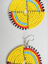 Load image into Gallery viewer, Round Beaded Earrings