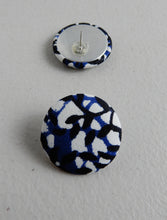 Load image into Gallery viewer, Button Earrings - Fabric Earrings