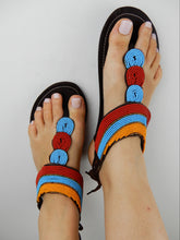 Load image into Gallery viewer, Tropical African Sandals
