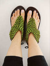 Load image into Gallery viewer, Green Sandals Leather