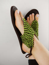 Load image into Gallery viewer, Green Sandals Leather