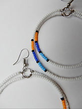 Load image into Gallery viewer, Hoop Earrings - Beaded Kenyan Earrings