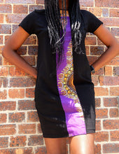 Load image into Gallery viewer, Afrix Style Dress Medium Purple african fabric Dress | Afrix Style