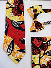 Load image into Gallery viewer, Afrix Style Floral Tie and Bow Tie