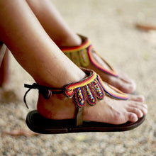 Load image into Gallery viewer, Afrix Style Shoes Open Toe Sandal