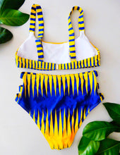 Load image into Gallery viewer, Afrix Style Zebra Stripes Bikini