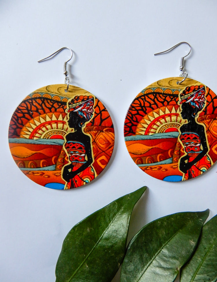 Printed Earrings