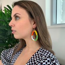 Load image into Gallery viewer, Tropical Beaded Earrings
