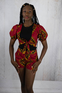 African Fabric Shorts