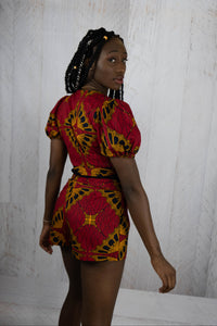 African Fabric Shorts