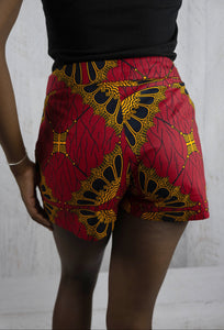 African Fabric Shorts