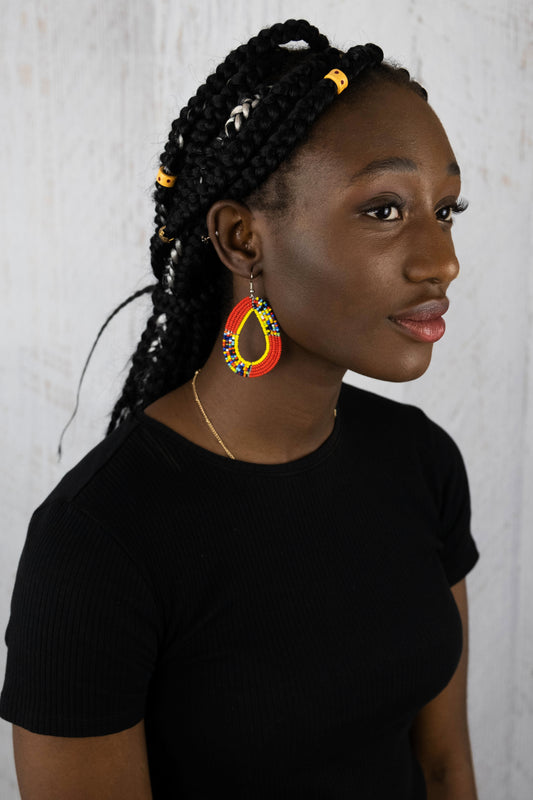 Colourful Earrings - Afrix Style