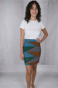 African Aztec Skirt