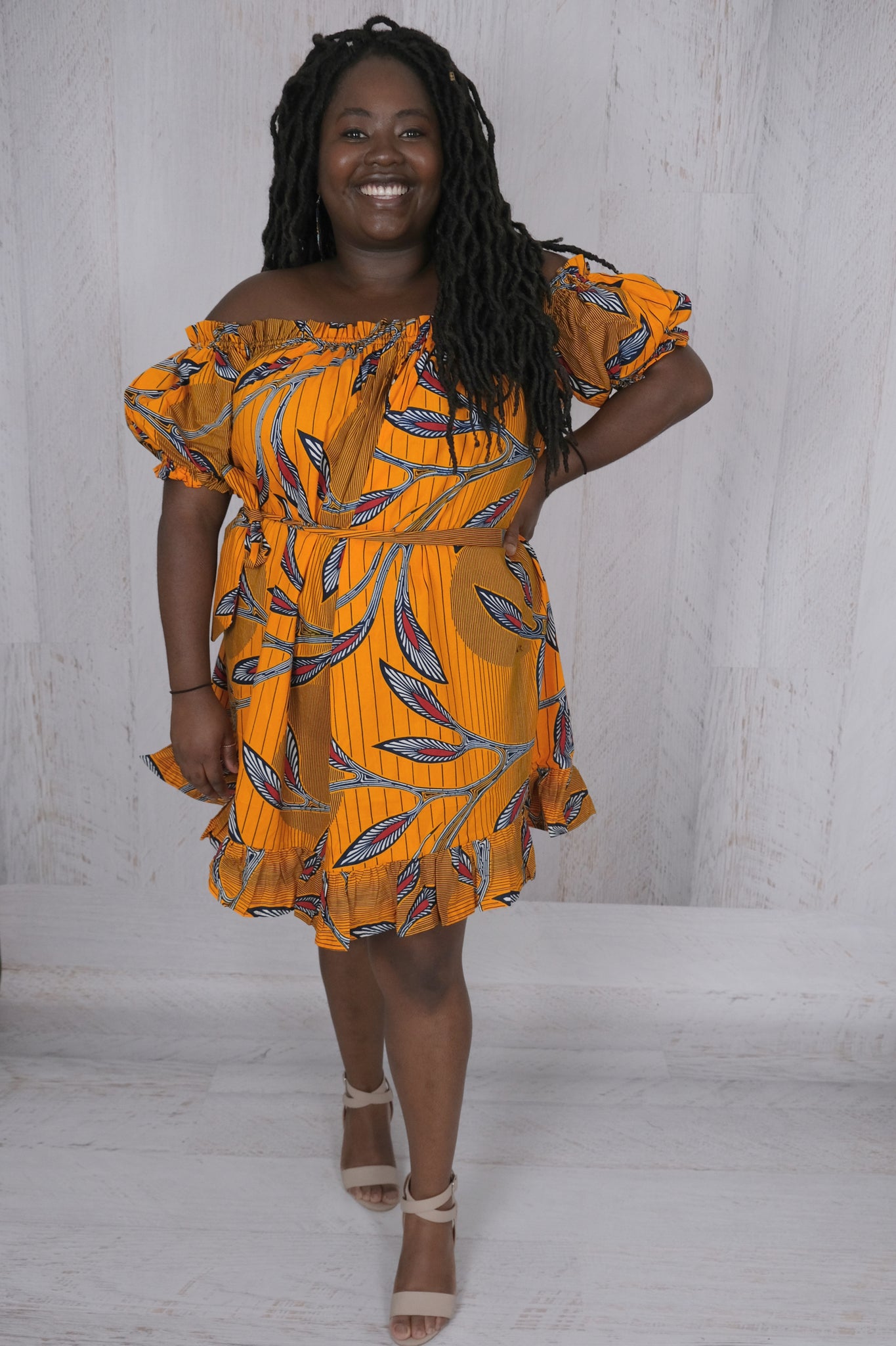 Off the Shoulder African Dress | Afrix Style Off the Shoulder African Dress | Afrix Style