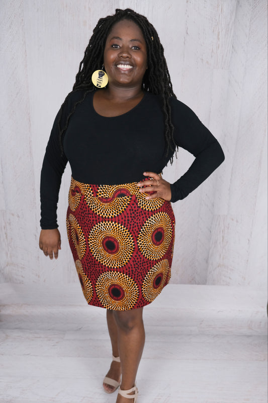 African Pencil Skirt