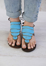 Load image into Gallery viewer, Summer Sandals Blue
