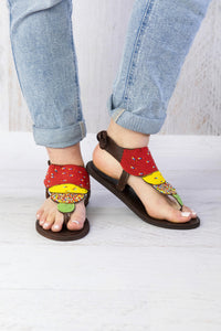 Colour Block Sandals
