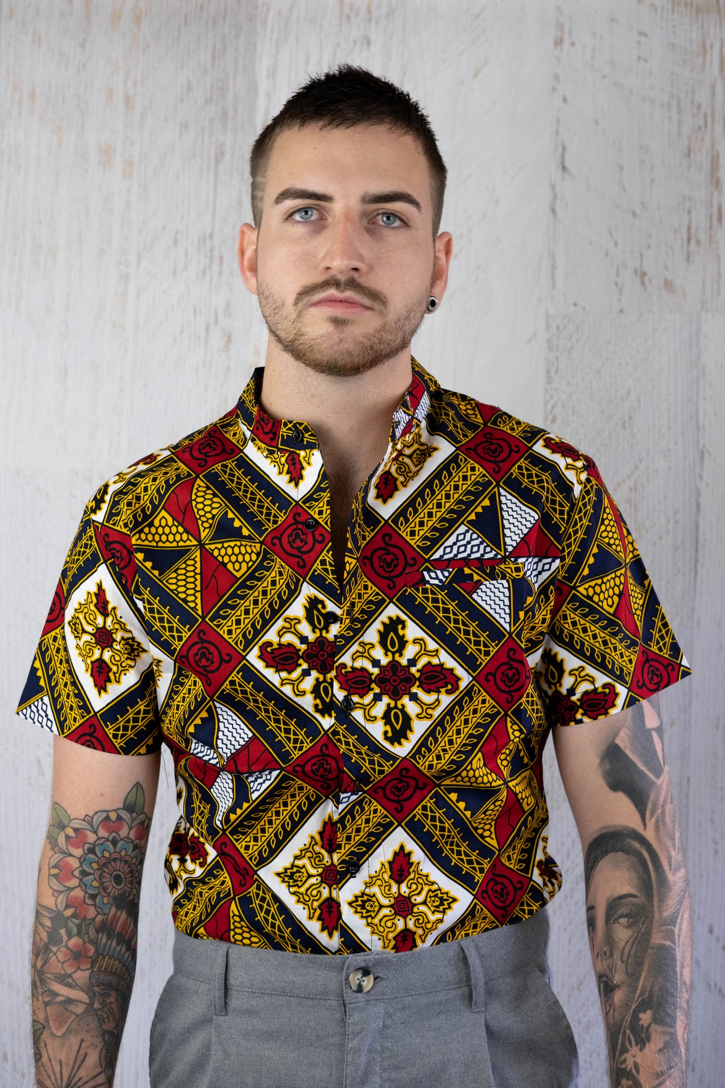 Classy African Fabric Shirt