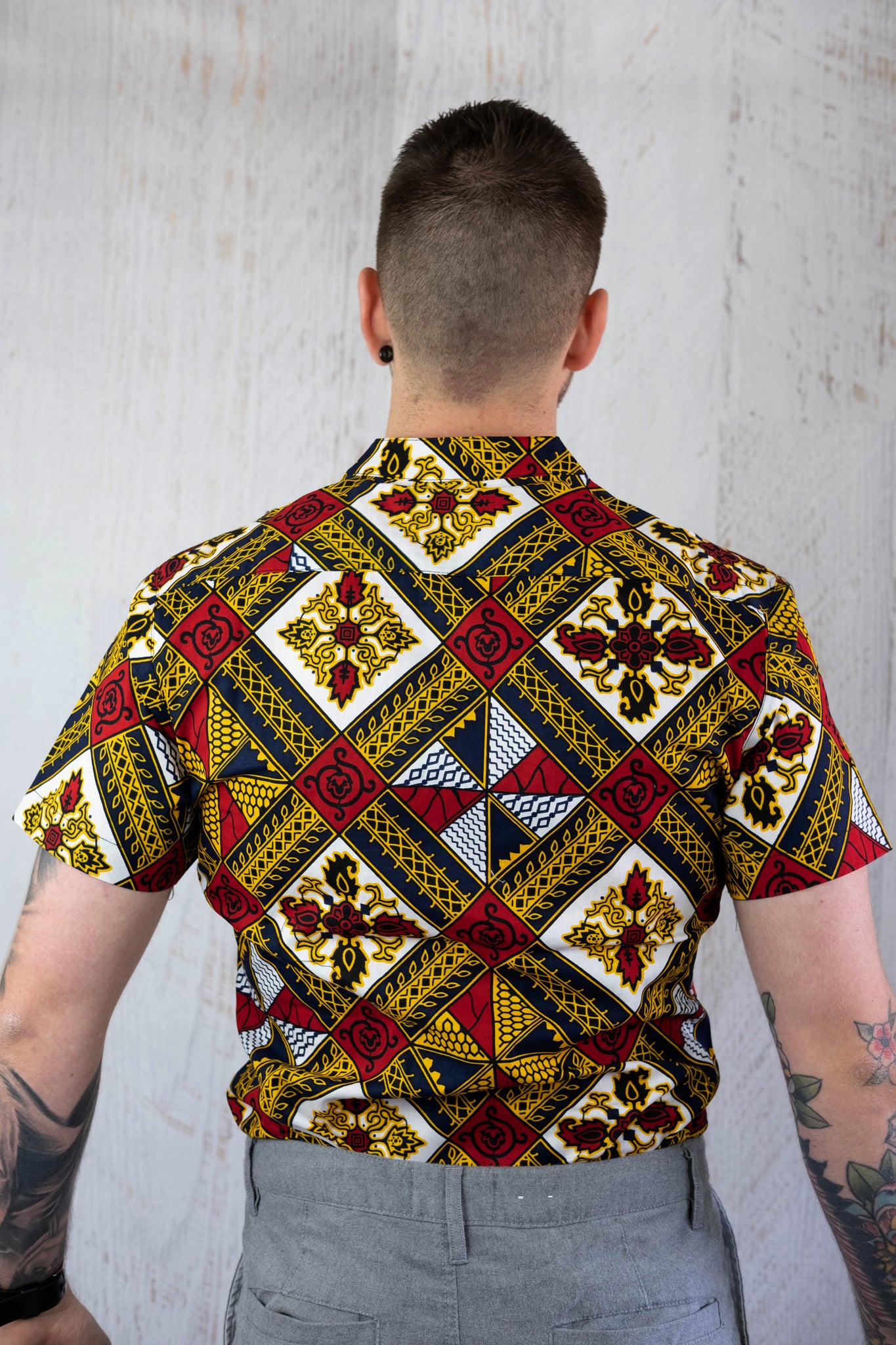 Classy African Fabric Shirt | Mens Fashion