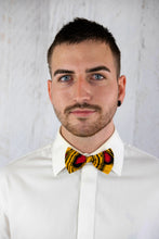Load image into Gallery viewer, African Yellow Bow Tie Set
