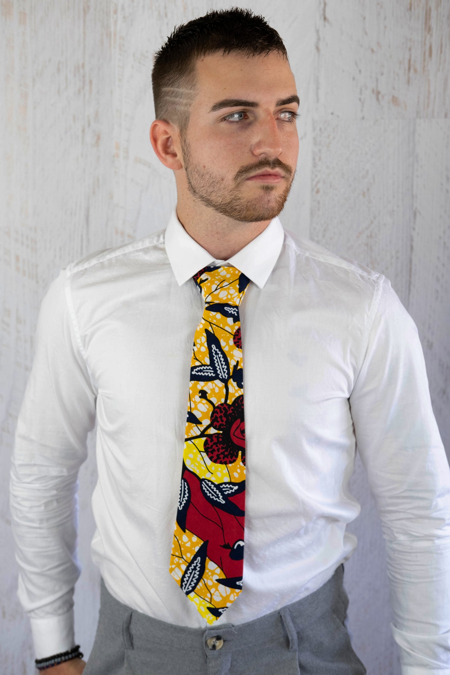Floral Tie African Fabric