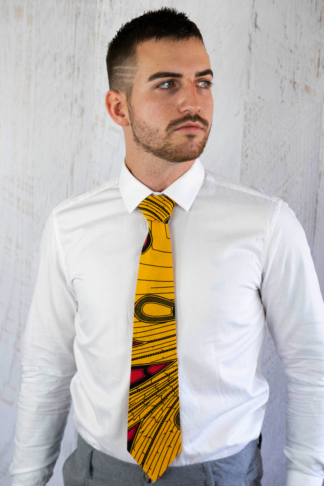 Yellow African Tie
