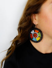 Load image into Gallery viewer, African Beaded Earrings - Circle Earrings
