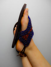 Load image into Gallery viewer, Navy Blue Sandal
