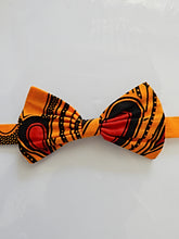 Load image into Gallery viewer, African Yellow Bow Tie Set
