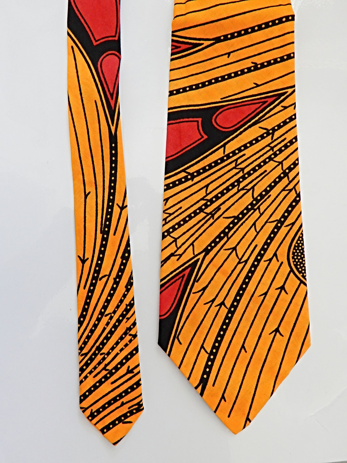 Yellow African Tie