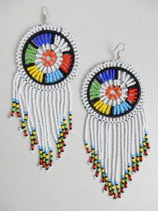 Statement Earrings - White Earrings