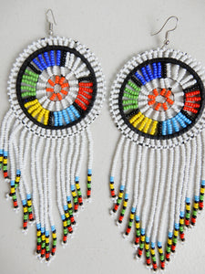 Statement Earrings - White Earrings