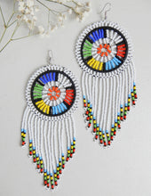 Load image into Gallery viewer, Statement Earrings - White Earrings

