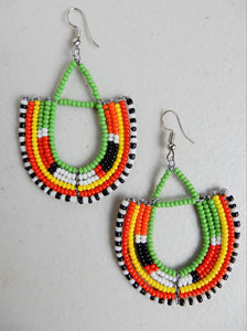 Half Loop Drop Earrings