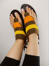 Load image into Gallery viewer, Like a Bee Sandals
