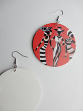 Load image into Gallery viewer, Black Queen Earrings - Printed Earrings
