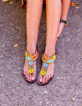 Load image into Gallery viewer, Afrix Style 37 (Size 6) Fluro Afrix Sandal
