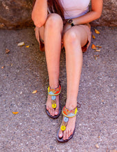 Load image into Gallery viewer, Afrix Style 37 (Size 6) Fluro Afrix Sandal
