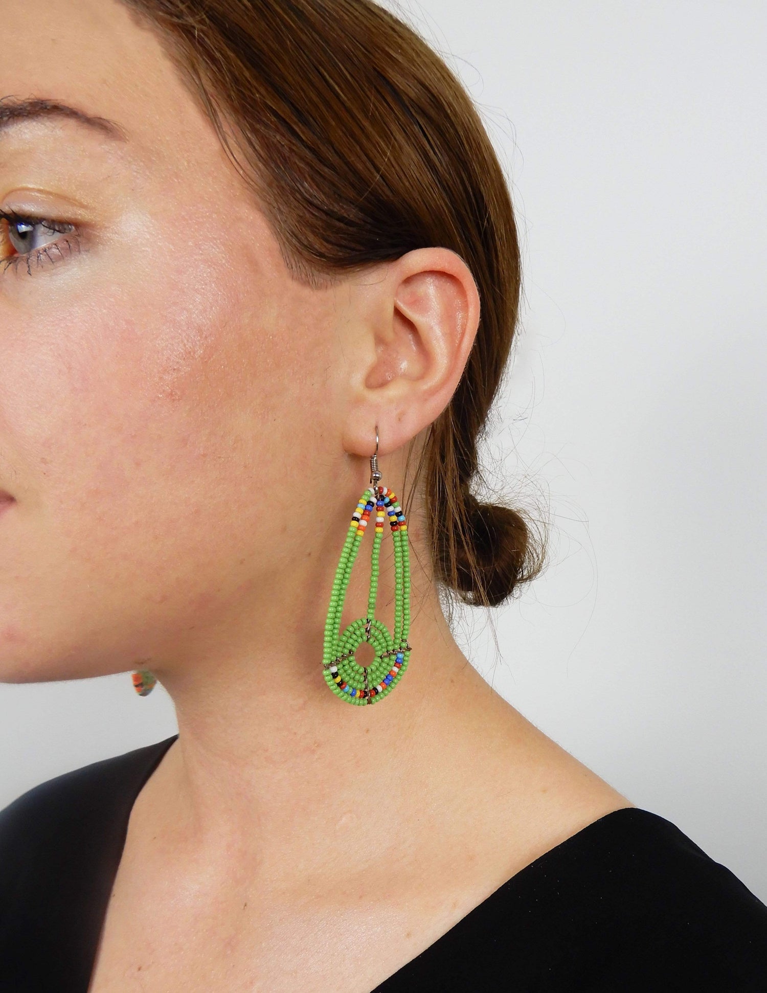 Afrix Style Earrings Drop Beaded Earrings | Afrix Style
