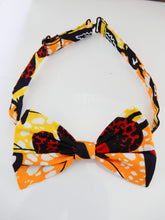 Load image into Gallery viewer, Afrix Style Floral Tie and Bow Tie
