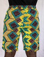 Load image into Gallery viewer, Afrix Style Mens African Fabric Shorts
